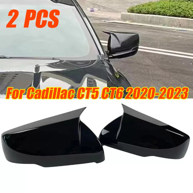 Cadillac CT5 CT6 Ox Horn Side Rear View Mirror Cover Trim (2020–2023)