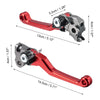 Honda CRF250R CRF450R (2007-2020) Red Motorcycle Brake Clutch Levers 2 x