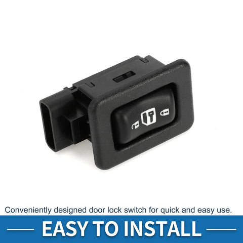 Chevrolet Silverado 1500 2500 3500 Plastic Metal Black Door Lock Switch
