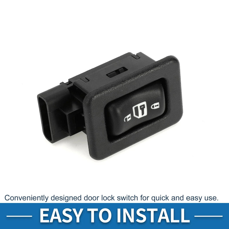 Chevrolet Silverado 1500 2500 3500 Plastic Metal Black Door Lock Switch