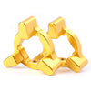 Universal Motorcycle 19mm Gold Blade Fork Preload Adjusters