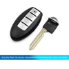Nissan Altima Maxima 4 Button Black Key Fob Shell Case (2002-2023)