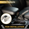 GMC Sierra 1500 Console Lid Armrest Cover Microfiber Leather Grey