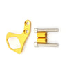 Triumph Bonneville Scrambler T100 Ignition Key Relocation Bracket Gold (2001-2015)