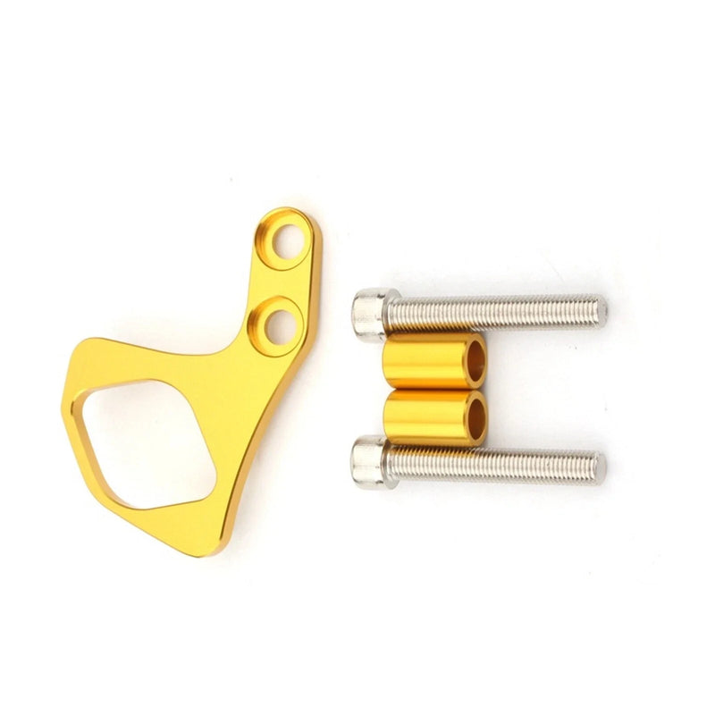 Triumph Bonneville Scrambler T100 Ignition Key Relocation Bracket Gold (2001-2015)