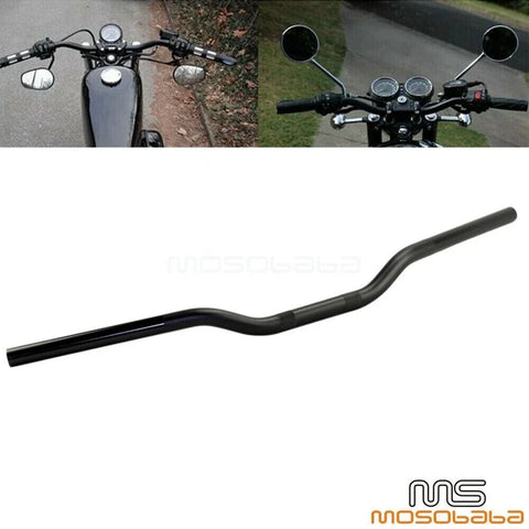 Harley Honda Yamaha BMW Kawasaki 7/8" Black Handlebar Drag Bar