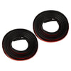 10M Car Door Sealing 3-Layer Soundproof Weather Strip