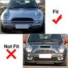 BMW Mini Cooper R50 R52 R53 Clear Headlight Lens Covers (2001-2006)