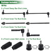 Dodge Grand Caravan 10x Front Suspension Kit Inner Outer Tie Rod End