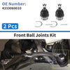 Toyota LAND CRUISER PRADO 2 x Front Lower Ball Joints (2002–2010)