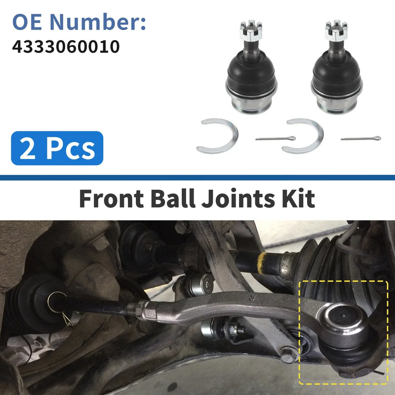 Toyota LAND CRUISER PRADO 2 x Front Lower Ball Joints (2002–2010)