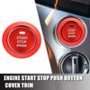 Subaru Engine Start Stop Push Button Cover Trim Sticker Kit Red (2013–2022)