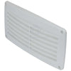 Boat / Caravan / Camper White Plastic Tapered Edge Louvre Vent 203x103x18mm