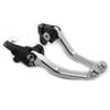 Honda XR250 XR400 CNC Silver Pivot Brake Clutch Levers (1995-2007)