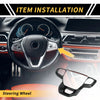 Ford Ranger Carbon Fiber Steering Wheel Cover Trim (2023-2024)