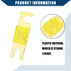Car Motorcycle Gold Tone Yellow 10 Pcs 20A Mini ANL Fuses