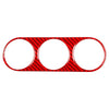 Dodge Challenger Red Carbon Fiber Air Conditioning Switch Panel Cover (08-14)