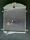 Ford Model A 3.3L Aluminum Radiator & Fan (1928-1929)