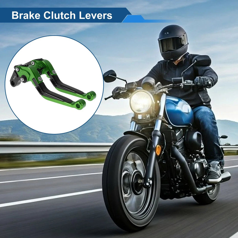 Honda X11 (1999-2002) Green Black Adjustable Brake Clutch Levers