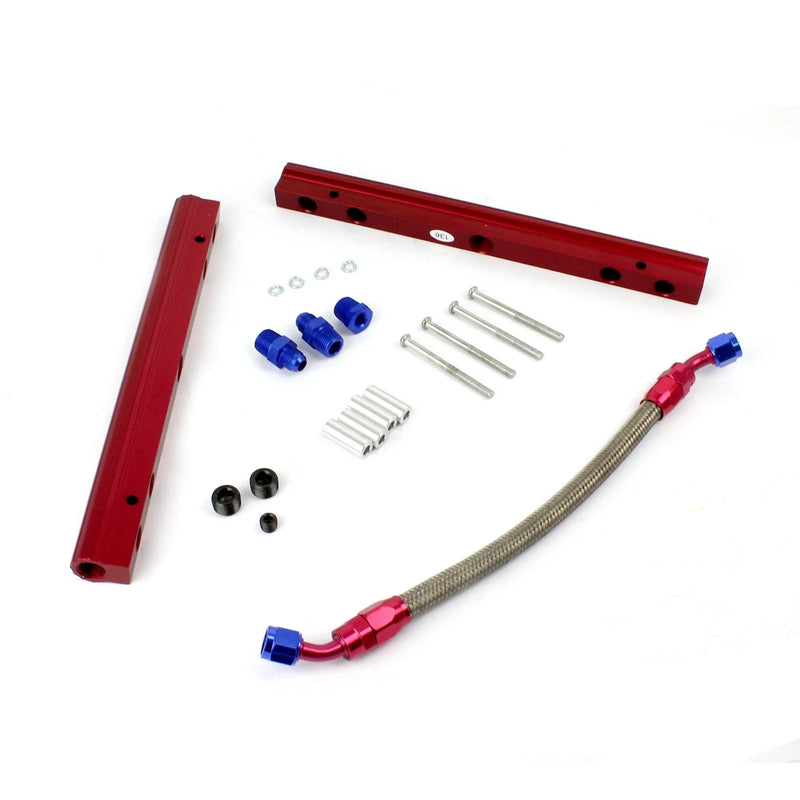 Chevy SBC 350 Billet Aluminum Fuel Injector Rail Kit