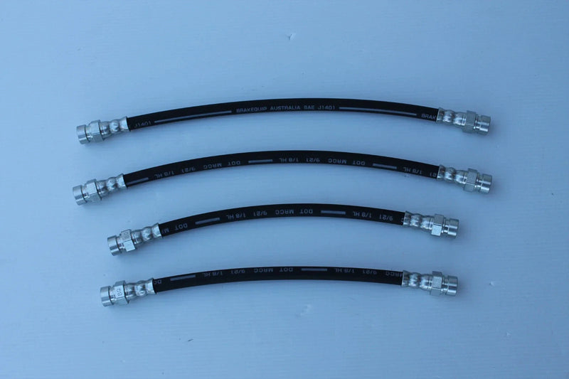 VW Beetle 1302cc Disc Front Brake Hose Set (4) (8/70-12/72)