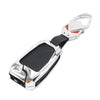 Audi A8 Quattro Silver 3-Button Key Fob Case Shell Cover (2006-2010)