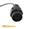 BMW OBD 20-Pin to 16-Pin Diagnostic Tool Adapter Cable