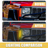 Jeep Cherokee (2014-2023) - Amber, Black, 1 Pair LED Side Marker Light