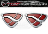 MAZDA RX-7 JDM OEM 2 x Emblem Badge Sticker Set Front Rear EFINI Red