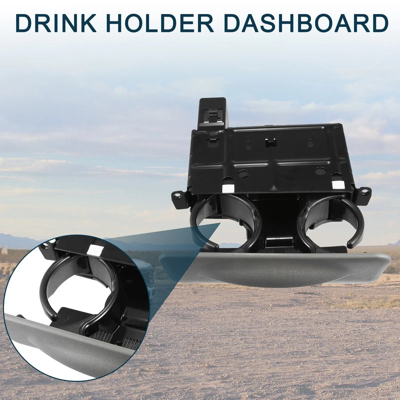 Ford F-350 (1999-2001) Gray Instrument Panel Drink Holder Cup Holder