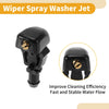 Dodge Durango (2011-2023) with Hose Connector Windshield Washer Nozzle Kit