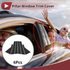 Hyundai Santa Fe Sport (2013-2018) Black Door Pillar Window Trim