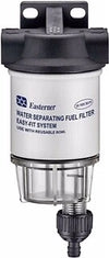 Marine Water Separating Fuel Filter Kit Easy-Fit Mini System Up To 70HP