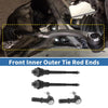 GMC Sierra 2500HD 4x Front Inner/Outer Tie Rod End Link (2011 - 2019)