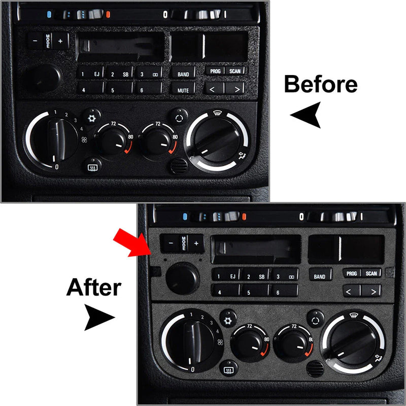 BMW 3 Series AC Climate Control Panel Cover Trim (1994-1996)
