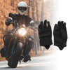 Bike 1 Pair XXL Gloves Full Finger Breathable Leather Black Motorcycle