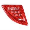 Cadillac ATS ATS-L Red Carbon Fiber Engine Start Stop Button Cover (2013-2019)