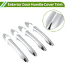 Hyundai Sonata (2011-2015) Silver Tone Exterior Door Handle Cover Trim