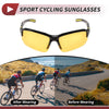 Motorcycle Motorcycle Riding Goggles Yellow Lens Black Frame Tri-acetel PC