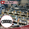 Rotary Shaft Seal 5 Pcs 30x47x10mm Nitrile Rubber Black