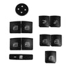 Mercedes-Benz Car Front Door Armrest Window Switch Button Covers Set