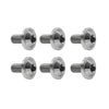 Bike Motorcycle 6 x M5x25mm Titanium Alloy Torx Head Bolts