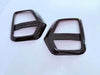 Chevrolet Colorado 2 x Black ABS Front Fog Light Lamp Cover Trim (2023-2025)