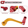 Honda CRF110F Gold Tone Red Folding Gear Shifter Lever (2013–2018)