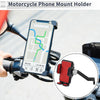 Rearview Mirror Mount 4.7-7.2 Phones Red Motorcycle Phone Mount Holder