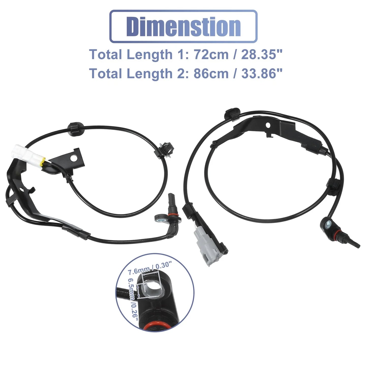 ABS Sensor for Toyota Hilux VIII 2015-2022 (Rear Left/Right)