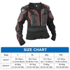Off-Road Cycling Red Size L Dirt Bike Motorcycle Riding Protective