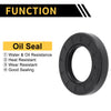 Oil Seal 42x72x12mm Seal Ring NBR Rubber Black 5 Pcs