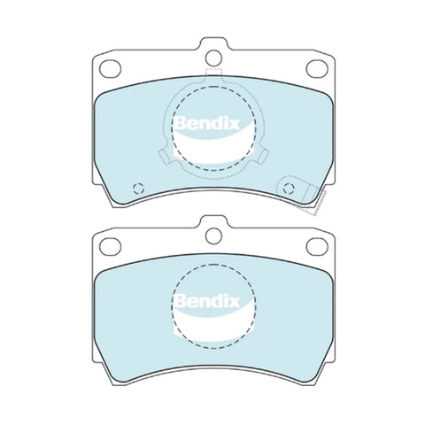 Mazda 323 Front Disc Brake Pad Set (1985 - 1989)