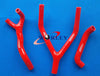 Yamaha YZ125 1983-1984 Silicone Radiator Coolant Hoses ( Blue)
